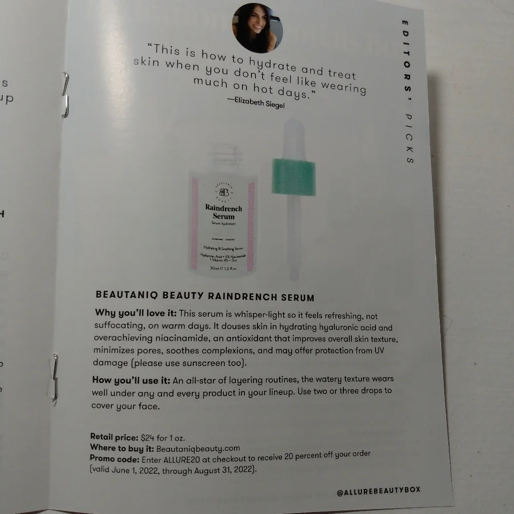 Beautaniq Beauty Raindrench Serum 30ml - Picture 8 of 8